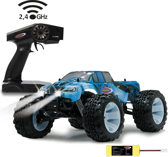JAMARA Ice Tiger električni RC monster truck 4WD 1:10 z LED-lučmi