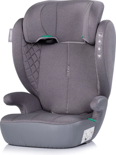 Chipolino car seat Cyber i-Size 100–150 cm platinum