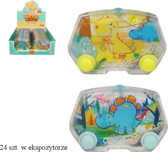 Vodna igra z dinozavri – žepna igrača za pozornost in fino motoriko