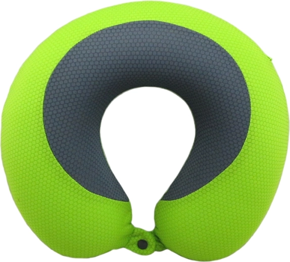 Vzglavnik za potovanje – zelen 30 × 30 × 9 cm