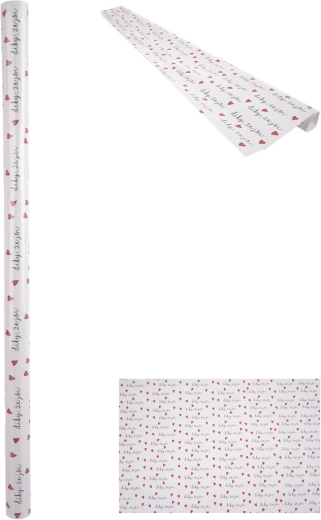Darilni ovojni papir »Hvala, ker si« 200 × 70 cm (CZ)