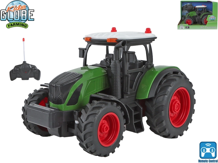 Kids Globe Farming daljinsko vodeni traktor za kmetijo 2,4 GHz cca 20 cm