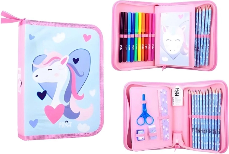 Opremljena šolska peresnica Unicorn