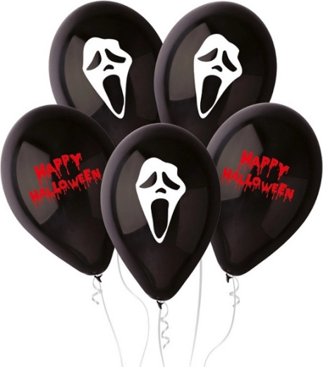 Gemar pastelni premium baloni 12" Strašljivi Halloween (5 kosov)