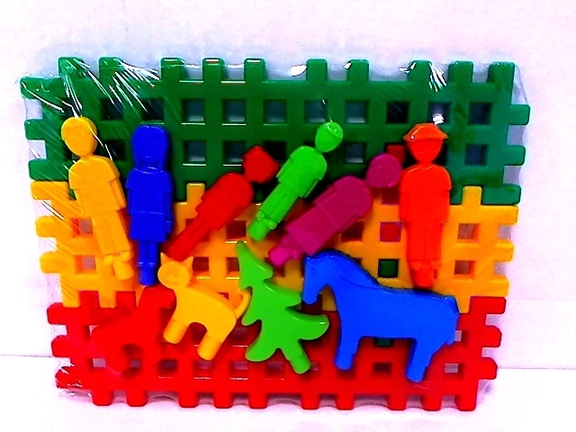 Construction Blocks Happy Family (17 pieces)