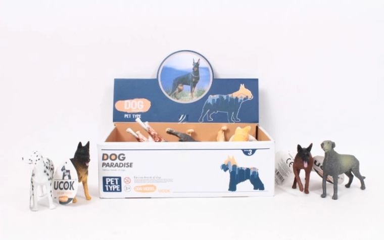Dog Paradise realistične figurice psov 12,5 cm (12 kosov)
