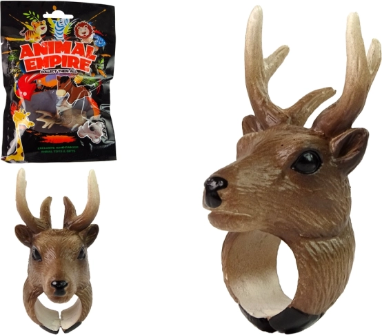 Otroški prstan z jelenovo glavo