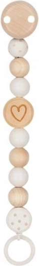 Goki pacifier chain heart