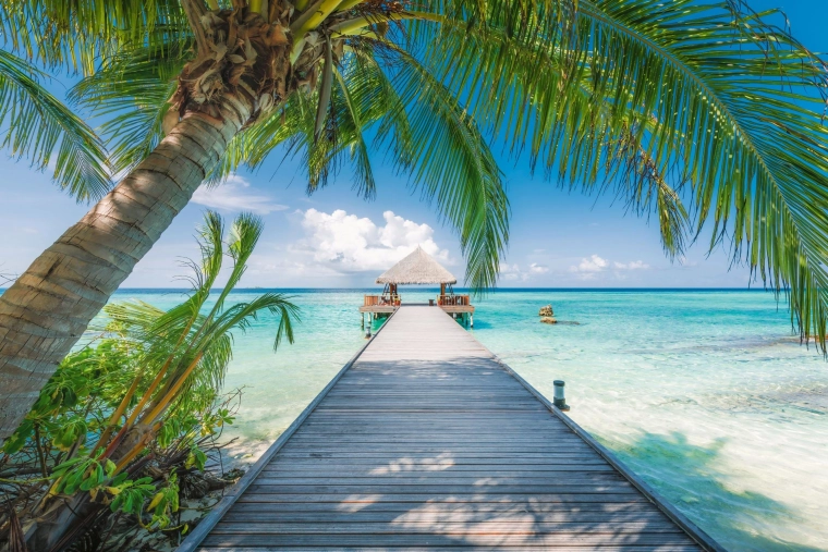 Sestavljanka sanjska plaža na Maldivih, 4000 koščkov