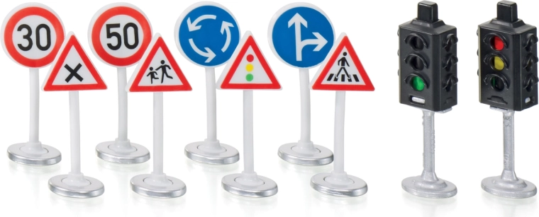 SIKU World Traffic Lights with Road Signs