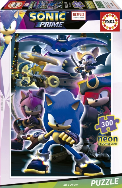 Svetleči Puzzle Sonic Prime 300 Kosov