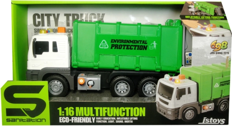 Avto – baterijsko smetarsko vozilo s svetlobnimi in zvočnimi učinki