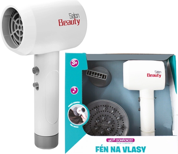 Električni otroški sušilnik za lase s pripomočki