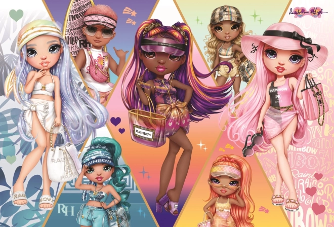 Sestavljanka 160 kosov Rainbow High Vesela dekleta