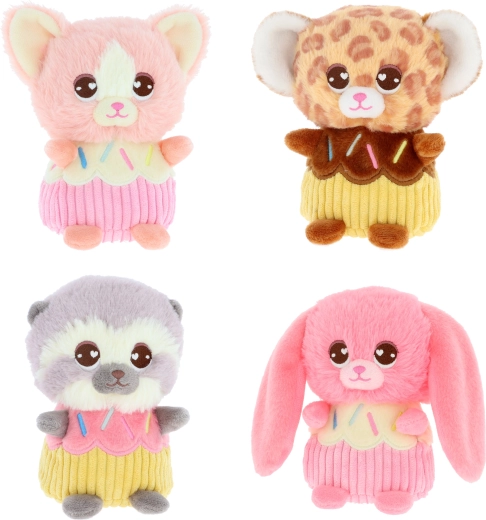 Dišeči plišasti kolački KEEL 16 cm – 4 vrste