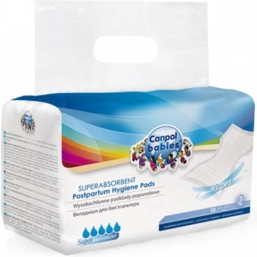 Canpol babies Visoko vpojne oblikovane poporodne vložke 10 kos