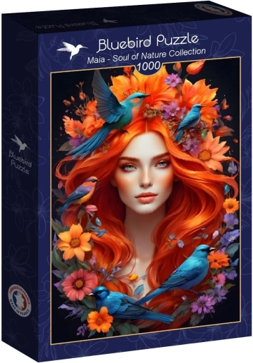 Puzzle Bluebird Maia – kolekcija Duše narave 1000 kosov