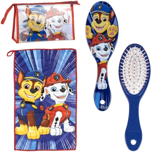 Potovalna kozmetična torbica Paw Patrol z dodatki
