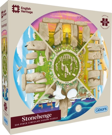 Gibsons round puzzle English Heritage: Stonehenge 500 pieces