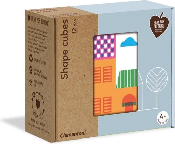 Mestne oblike iz kock – kreativni komplet za otroke od 4 let