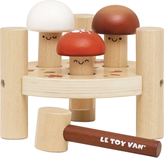 Le Toy Van lesena zabijalna igra z žebljički