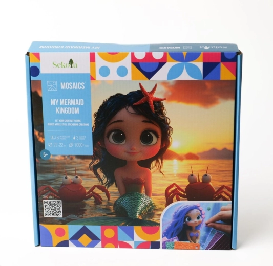 Sekoia mozaik ustvarjalni set My mermaid kingdom