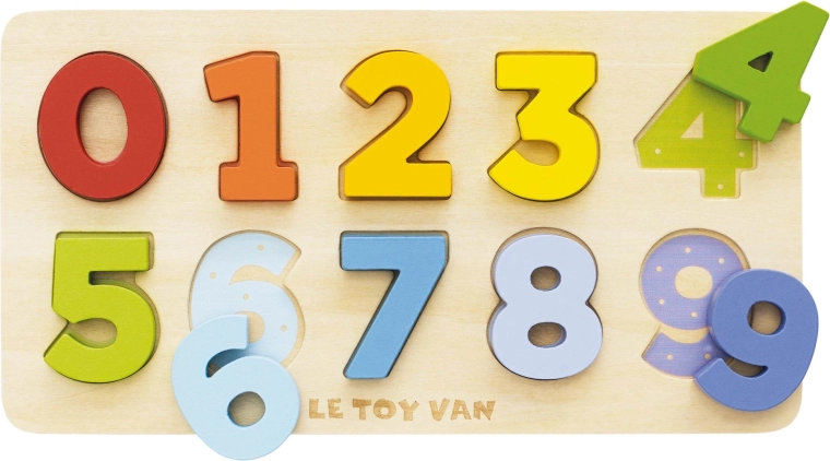 Le Toy Van vstavljanka – lesena sestavljanka s številkami