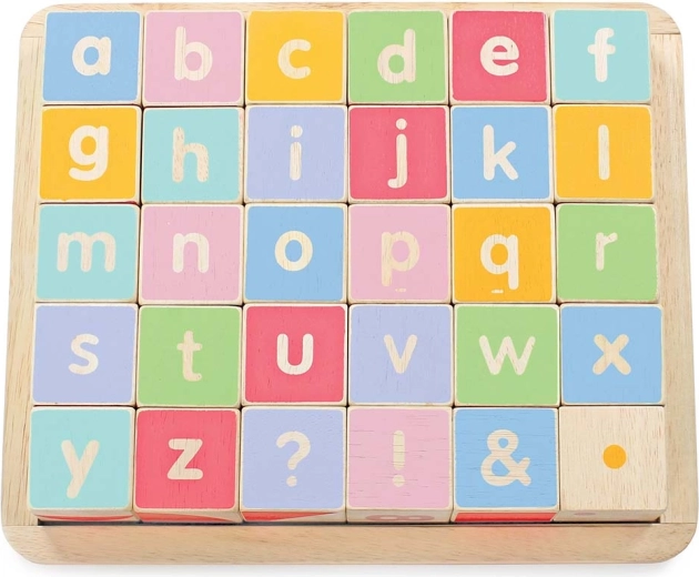 Lesene izobraževalne kocke ABC Le Toy Van