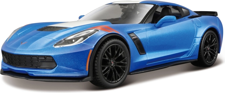 Maisto Corvette Grand Sport 2017 kovinsko moder model 1:24