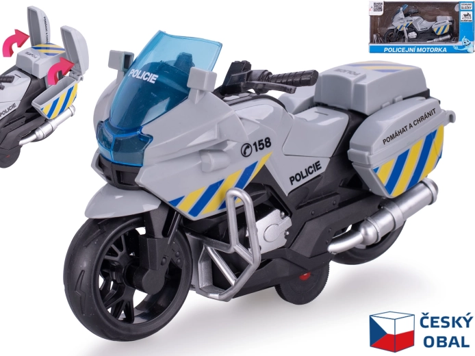 Policijski motor z vzvratnim pogonom 16 cm