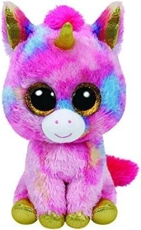 TY Beanie Boos Fantasia barviti maskota samorog 15 cm
