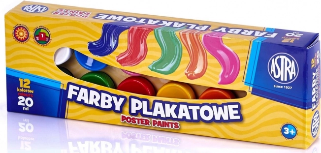 Astra tempera barve 12x20ml