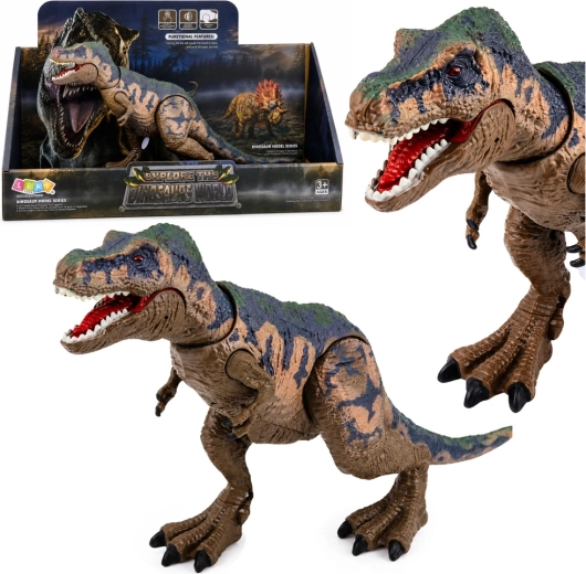 Realistična figurica dinozavra T‑Rex z gibljivimi okončinami in zvoki