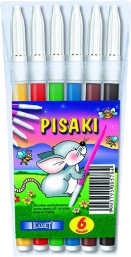 Flomastri KAMET 6 barv