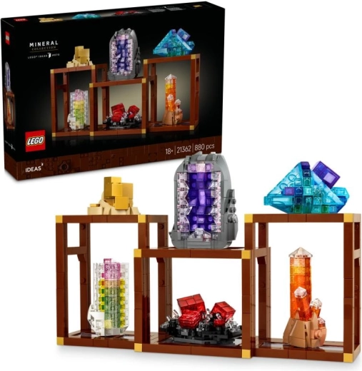 LEGO Ideas – zbirka mineralov