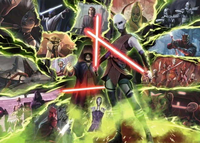 Ravensburger sestavljanka Star Wars zlobneži: Asajj Ventress 1000 koščkov