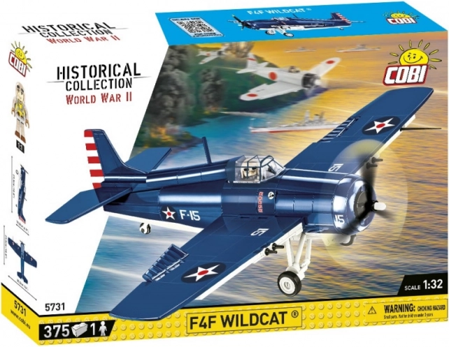 Gradbeni set Zgodovinska kolekcija F4F Wildcat - Northrop Grumman