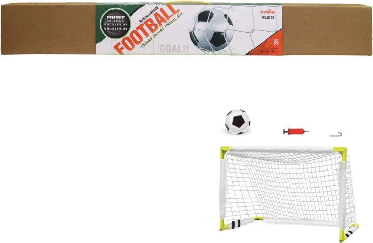 Nogometni gol z žogo in pumpico