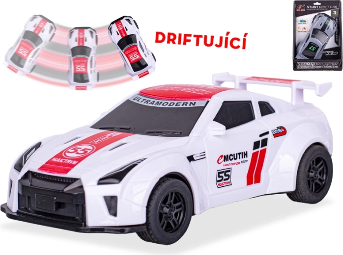 Drift avtomobil na vztrajnik 16 cm