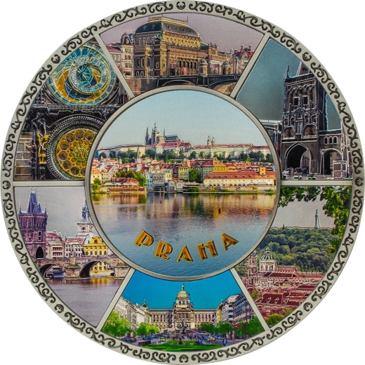 Dekorativni krožnik Praga Sparkys