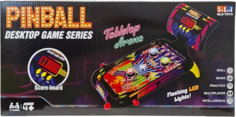 Arkadna igra pinball z LED učinki – 1 kos