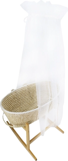 EKO canopy over crib transparent white 150 × 300 cm