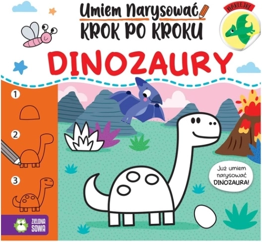 Znam risati korak za korakom: Dinozavri