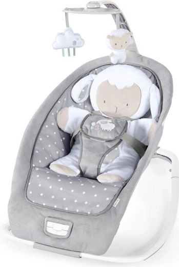 Ingenuity vibrirajoči gugalnik z melodijo Cuddle Lamb 0m+ do 18 kg
