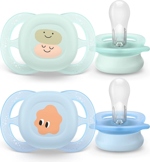 Dudki Philips AVENT ultrastart z motivom 0–2 meseca, 2 kosa