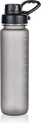 Športna steklenica za vodo 1 l siva KIWU