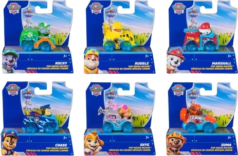 Tačke na patrulji PUP Squad mala vozila s figurico