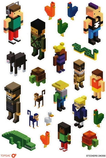 Nalepke PixelArt Topgal