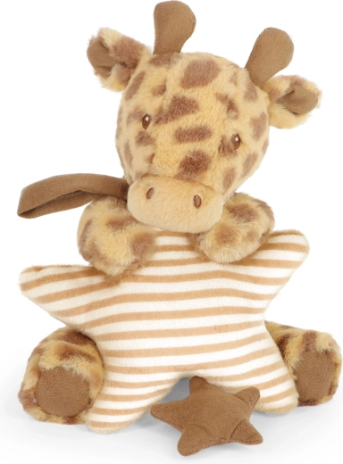 Keeleco plišasta žirafa Huggy z melodijo, 18 cm