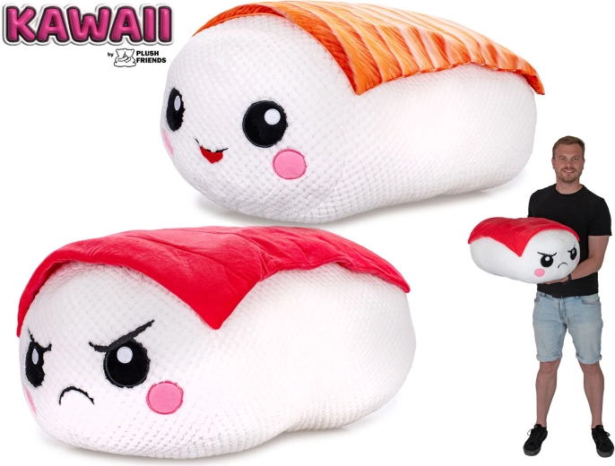 Plush Friends Kawaii plišasta igrača sushi nigiri 60 cm – 1 kos
